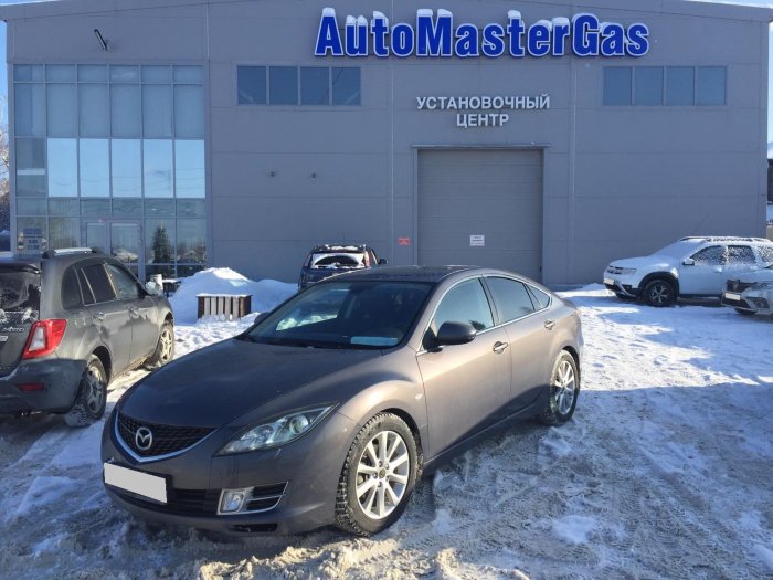 Установка ГБО на Mazda 6 2008г., ГБО 4 поколения, пропан LANDI RENZO (Италия), двигатель 1.8л. 4 цилиндра