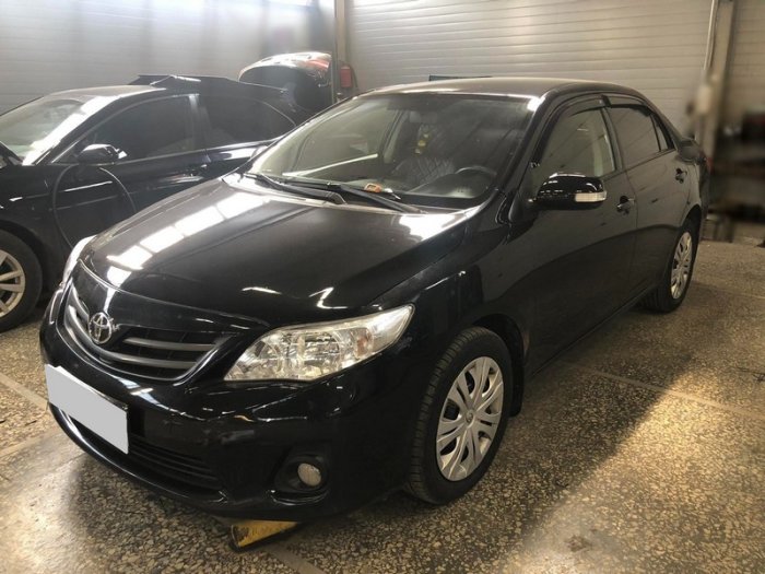 Установка ГБО на Toyota Corolla 2011г., ГБО 4 поколения, пропан LANDI RENZO (Италия), двигатель 1.6 л. 4 цилиндра