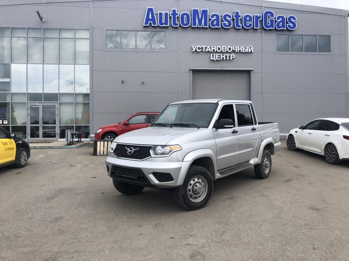 Установка ГБО на Уаз Пикап 2020г., ГБО 4 поколения, пропан LANDIRENZO (Италия), двигатель 2.7л. 4 цилиндра