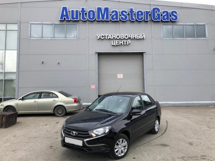 Установка ГБО на Lada Granta  2023 г., ГБО 4 поколения, метан OMVL (Италия), двигатель 1.6л. 4 цилиндра