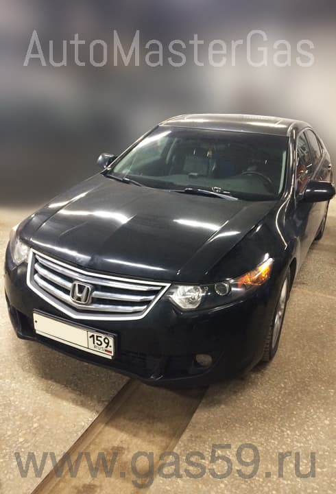 Установка ГБО на Honda Accord, ГБО 4 поколения LANDIRENZO (Италия) c цилиндрическим баллоном на 61 л.