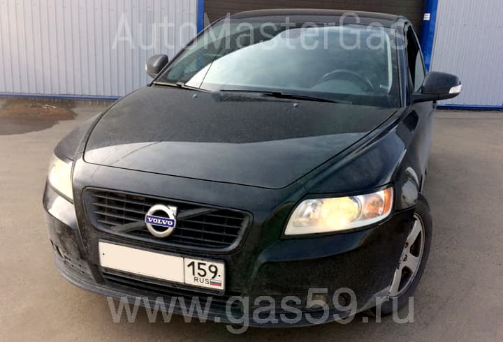 Установка ГБО на Volvo S40 1.6 , ГБО 4 поколения LANDIRENZO, с цилиндрическим баллоном на 60 л.