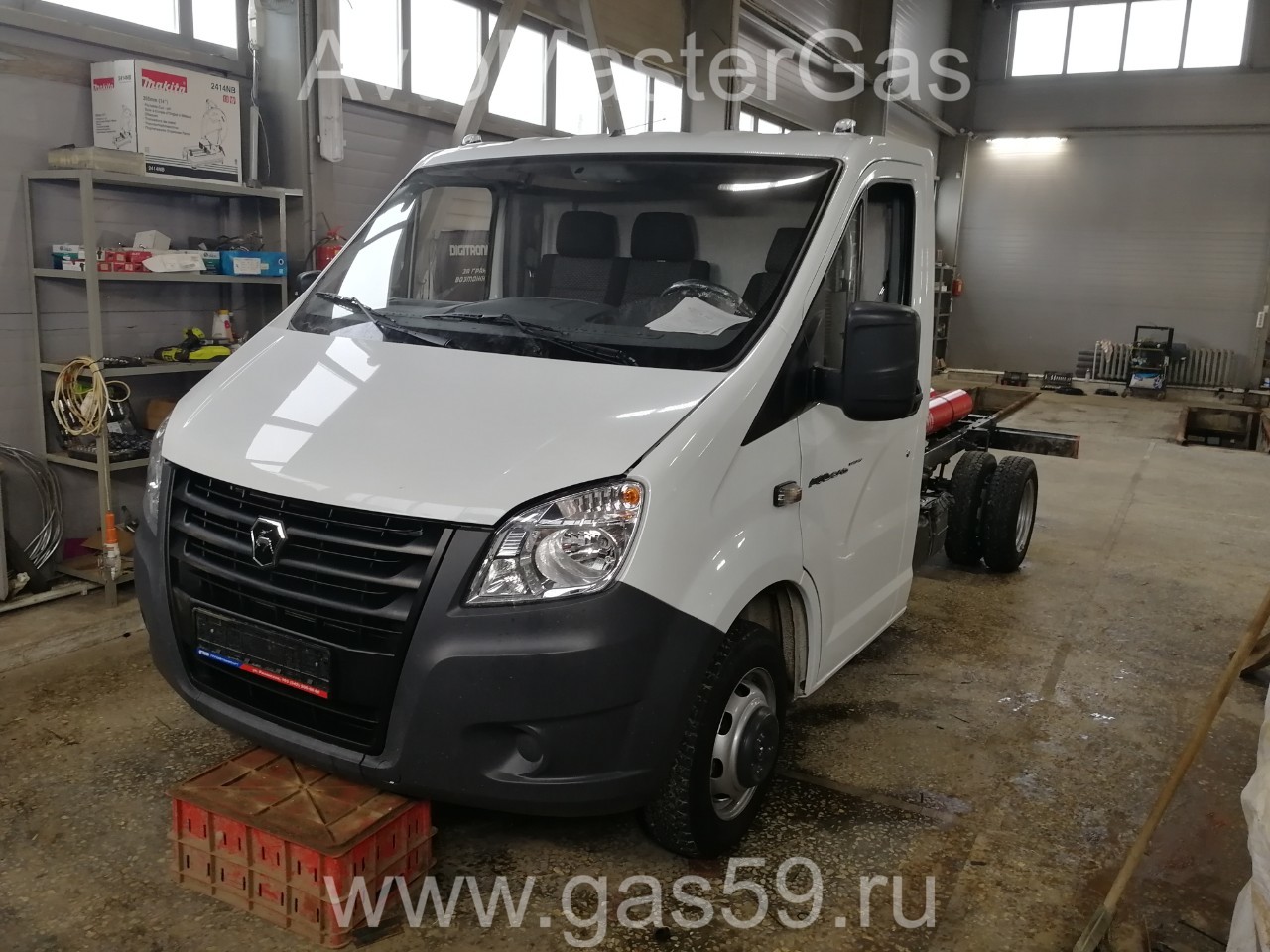 Установка ГБО на Газель Next 2824NE 2019г., ГБО 4 поколения, метан LANDIRENZO (Италия), двигатель 2.7л. 4 цилиндра