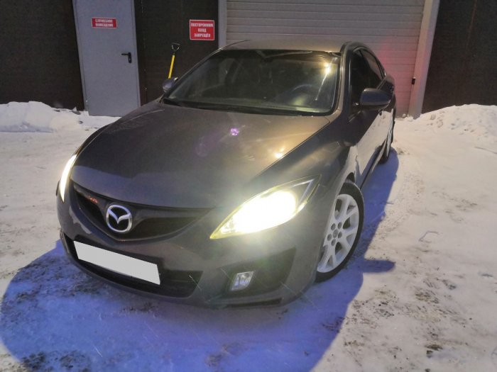 Установка ГБО на Mazda 6 2008г., ГБО 4 поколения, пропан AEB (Италия), двигатель 2.0л. 4 цилиндра