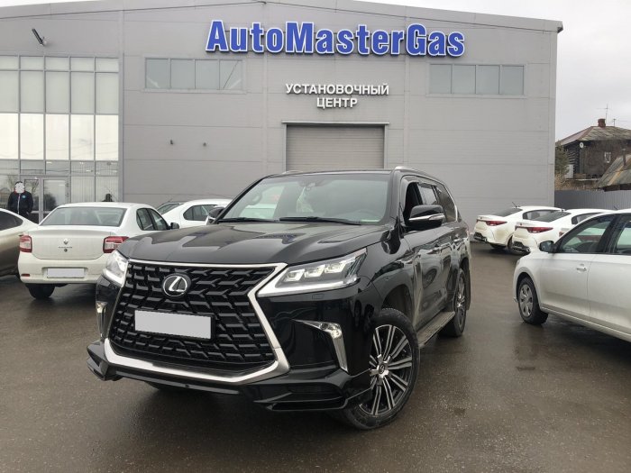 Установка ГБО на Lexus LX 570 2021г., ГБО 4 поколения, пропан LANDI RENZO (Италия), двигатель 5.7л. 8 цилиндров