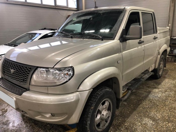 Установка ГБО на Уаз Пикап 2014 г., ГБО 4 поколения, пропан LANDI RENZO (Италия), двигатель 2.7 л. 4 цилиндра