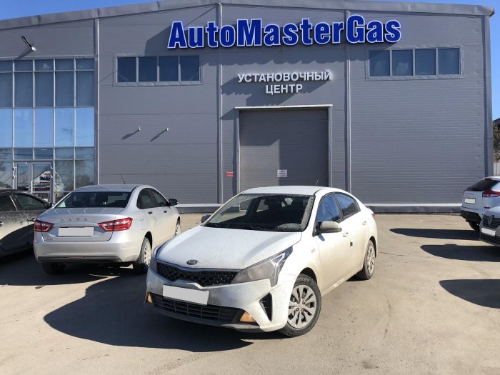 Установка ГБО на Kia Rio 2017г., ГБО 4 поколения, пропан AEB (Турция), двигатель 1.6л. 4 цилиндра