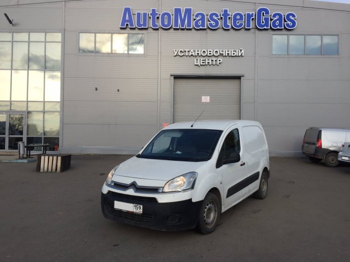 Установка ГБО на Citroen Berlingo 2012г., ГБО 4 поколения, метан OMVL (Китай), двигатель 1.6л. 4 цилиндра