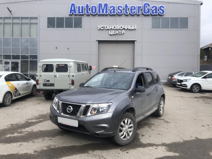 Установка ГБО на Nissan Terrano 2019г.,  ГБО 4 поколения, метан LANDI RENZO (Италия), двигатель 1.6л. 4 цилиндра