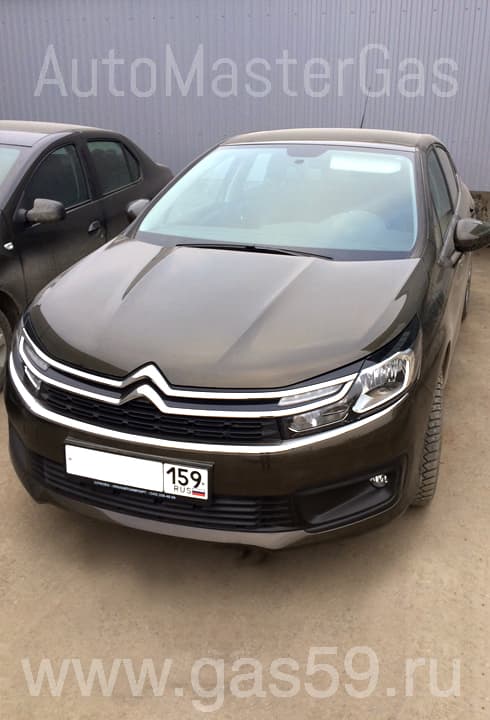 Установка метанового ГБО на CITROEN C4 1.6, ГБО 4 поколения LANDIRENZO (Италия), с цилиндрическим баллоном на 80 л.
