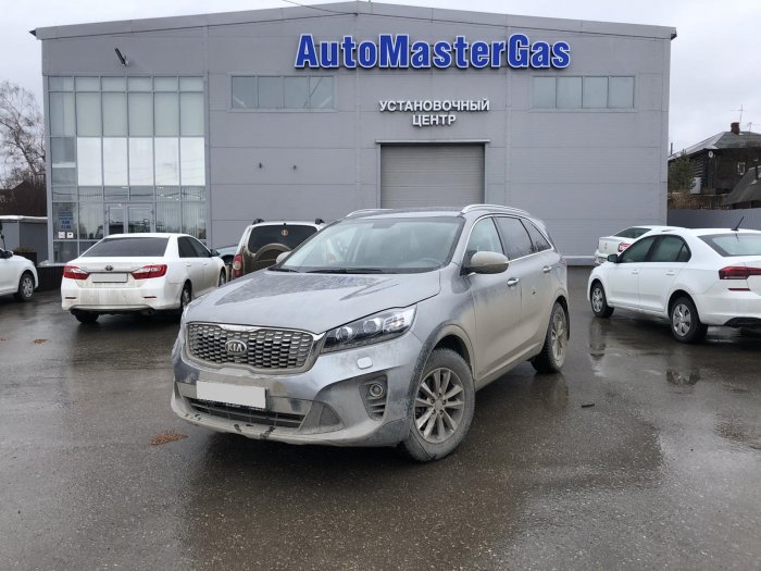 Установка ГБО на Kia Sorento 2018г., ГБО 4 поколения, метан ALEX (Польша), двигатель 2.4л. 4 цилиндра